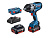 Гайковерт аккумуляторный ударный GDS 18V-1000 (2*5 Ah) L-Boxx, BOSCH