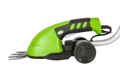 Ножницы аккумуляторные Greenworks G7.2GS (7.2В, встр.акк, 2Aч) с телескоп. ручкой