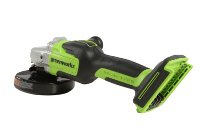 Угловая шлифмашина аккумуляторная Greenworks GD24AGK2 (24В, c 1хАКБ 2 А-ч и ЗУ в сумке) Угловая шлифмашина аккумуляторная Greenworks GD24AGK2 (24В, c 1хАКБ 2 А-ч и ЗУ в сумке)