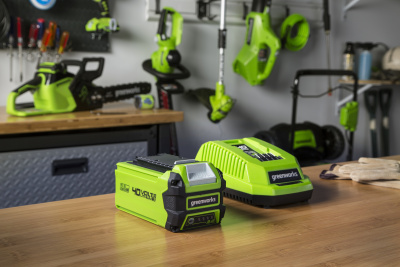 Аккумулятор Greenworks G40USB2 (40В, 2 А-ч) с USB разъемом