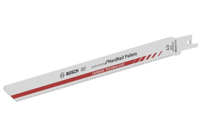 Пильное полотно для ножовки S1122CHM Endurance for HardNail Pallets Carbide Technology, BOSCH