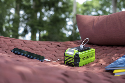 Аккумулятор Greenworks G40USB2 (40В, 2 А-ч) с USB разъемом