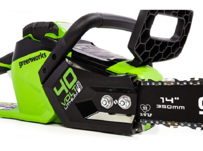 Цепная пила аккумуляторная Greenworks GD40CS15 (40В, 1*АКБ 2Ач и ЗУ)