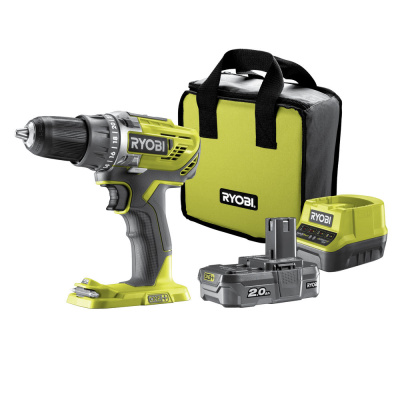 Дрель-шуруповерт RYOBI R18DD3-120S ONE+