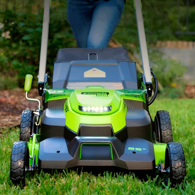 Газонокосилка аккумуляторная Greenworks GD60LM61 Twin Force (60В, без АКБ и ЗУ) 61см самоходная