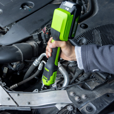 Гайковерт-трещотка аккумуляторный Greenworks GD24RW 1/2" (24В, без АКБ и ЗУ, сумка) 80Нм