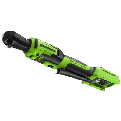 Гайковерт-трещотка аккумуляторный Greenworks GD24RW 1/2" (24В, 1x2Ач и ЗУ, сумка) 80Нм