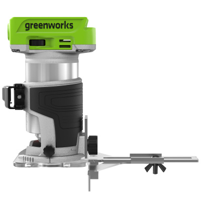 Фрезер аккумуляторный Greenworks G24RO (24В, 1хАКБ 2Ач и ЗУ)