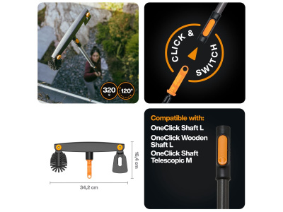 Насадка-очиститель для желобов FISKARS OneClick