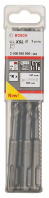 SDS-plus-7 бур, 7-100/165мм (10шт), BOSCH