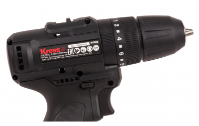 Аккумуляторная ударная дрель-шуруповерт KRESS KU362.2, 12В, 38Нм, 2Ач х 2, ЗУ, кейс