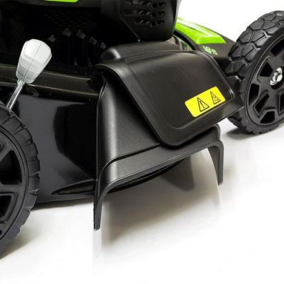 Газонокосилка аккумуляторная Greenworks GD40LM46SPK5 (40В, 46 см, 1хАКБ 5Ач и ЗУ) самоходная