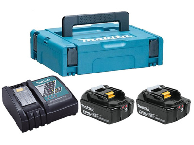 Аккумуляторный блок 18В 2х5.0 Ah BL1850B + зарядное DC18RC, MAKITA