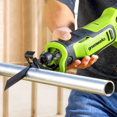 Пила сабельная аккумуляторная Greenworks GPT-BLRS-1 (24В, 1*АКБх4Ач и ЗУ) Пила сабельная аккумуляторная Greenworks GPT-BLRS-1 (24В, 1*АКБх4Ач и ЗУ)