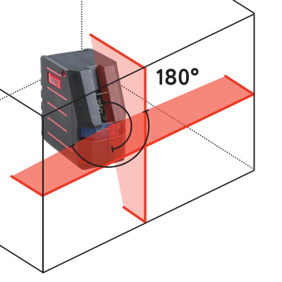 Уровень лазерный FUBAG Crystal 20R VH Set с набором аксессуаров