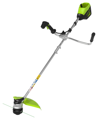 Триммер аккумуляторный Greenworks GD60BCBK4 (60В c АКБ 1х4Ач и ЗУ) 40см
