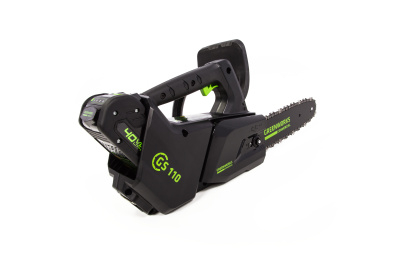Цепная пила аккумуляторная Greenworks GD40TCS (40В, без АКБ и ЗУ) 25см