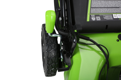 Газонокосилка аккумуляторная Greenworks GC82LM51SP (82В с 2хАКБ 5Ач и ЗУ на 2 сл) 51см самоходная
