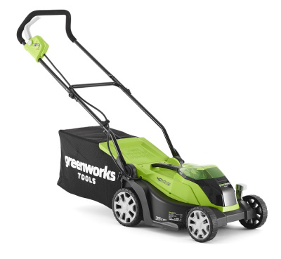 Газонокосилка аккумуляторная Greenworks G40LM35K2 (40В, 1хАКБ 2Ач и ЗУ) 35 см