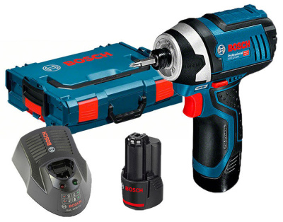 Винтоверт аккумуляторный ударный GDR 12V-105  105 Нм ( 2*2.0 Ah) L-Boxx, BOSCH