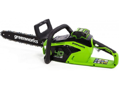 Цепная пила аккумуляторная Greenworks GD40CS15 (40В, 1*АКБ 2Ач и ЗУ)
