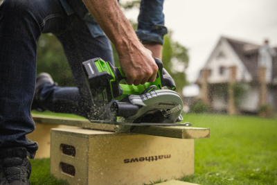 Циркулярная пила аккумуляторная Greenworks GD24CS (24В, без АКБ и ЗУ)