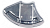 Кожух защитный 343R 343F 545RXT AT 545F 545FX 555RXT 555FX (диск Scarlet D225мм)