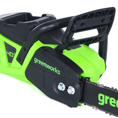 Цепная пила аккумуляторная Greenworks GD40CS20X (40В, 1хАКБ 8Ач и ЗУ) 40см