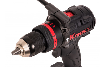 Аккумуляторная ударная дрель-шуруповерт KRESS KUC33, 20В, 95Нм, 4Ач х 2, ЗУ 6А, кейс