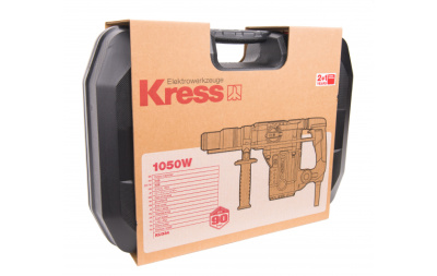 Перфоратор Kress KU334, 1050Вт, 7.5 Дж, 2 режима, SDS Max, кейс