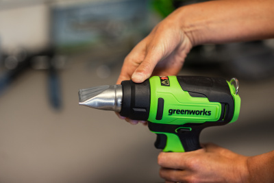 Фен строительный аккумуляторный Greenworks G24HG (24В, без АКБ и ЗУ)