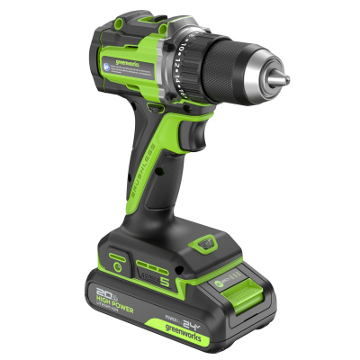 Дрель-шуруповерт аккумуляторная Greenworks DD560 (24В, 2хАКБ 2Ач и ЗУ) Дрель-шуруповерт аккумуляторная Greenworks DD560 (24В, 2хАКБ 2Ач и ЗУ)