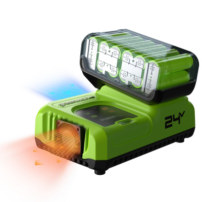 Ультрабыстрое зарядное устройство Greenworks G24C8 (24В, 8А)