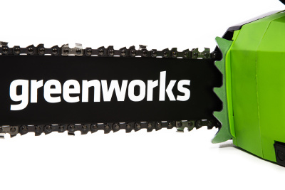 Цепная пила аккумуляторная Greenworks GD40CS18K4 (40В, 1хАКБ 4Ач и ЗУ) 40см