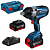 Гайковерт аккумуляторный ударный GDS 18V-1050 H (2*5 Ah) L-Boxx, BOSCH