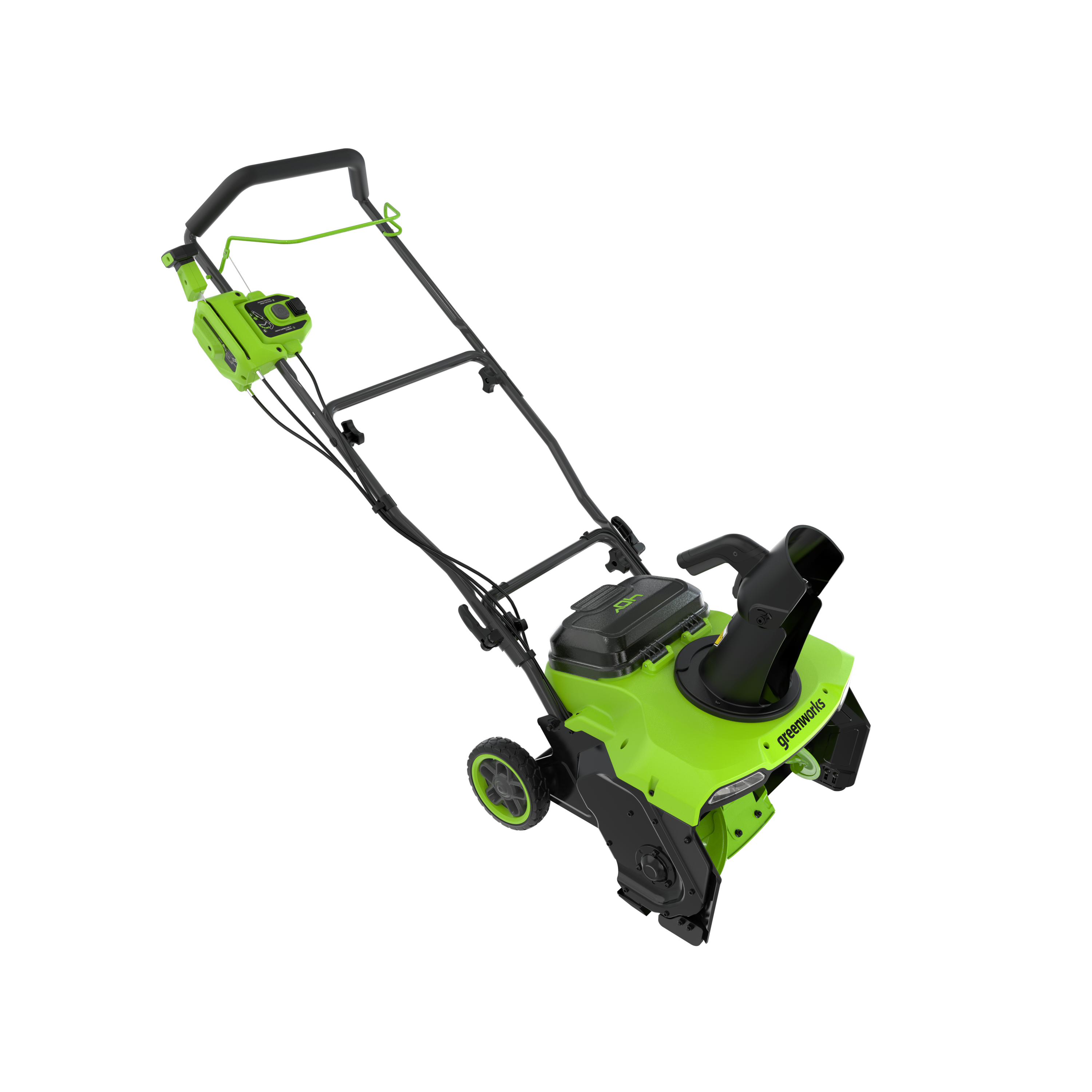 Снегоуборщик аккумуляторный Greenworks GD40STX2 (40В, с 1хАКБ 5ч и ЗУ) 51см