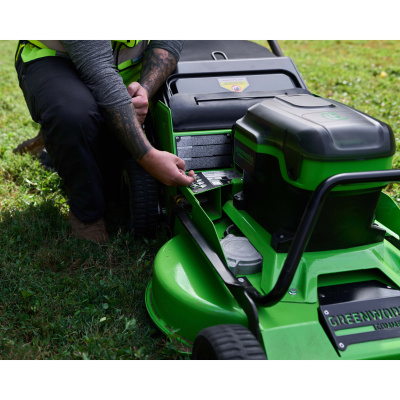 Газонокосилка аккумуляторная Greenworks GC82LM30S (82В, без АКБ и ЗУ) 76см самоходная