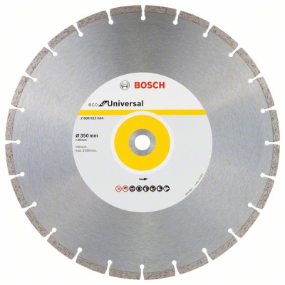 Круг алмазный 350-20  ECO Universal (универсальный), BOSCH