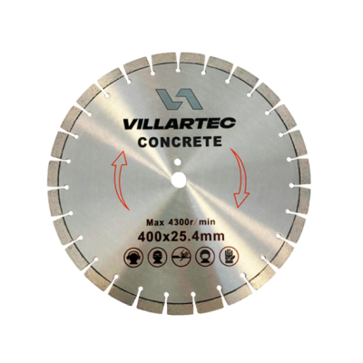 Алмазный отрезной круг D 400 мм (16") Бетон VILLARTEC