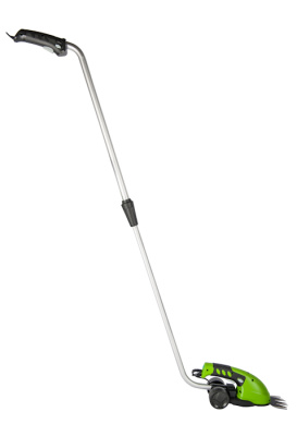 Ножницы аккумуляторные Greenworks G7.2GS (7.2В, встр.акк, 2Aч) с телескоп. ручкой
