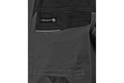 Куртка рабочая темно-серая HOEGERT EDGAR 2XL (56)