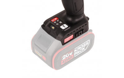 Аккумуляторный гайковерт бесщеточный KRESS KU272.9, 20В, 400Нм, без АКБ и ЗУ