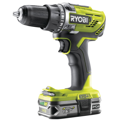 Дрель-шуруповерт RYOBI R18DD3-215S ONE+