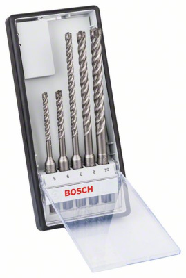 Набор буров SDS Plus-7X, 5/6/6/8/10мм, BOSCH