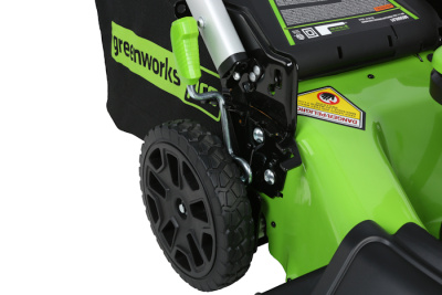 Газонокосилка аккумуляторная Greenworks GD60LM51SPK4 (60В, с 1хАКБ 4Ач и ЗУ) 51см самоходная