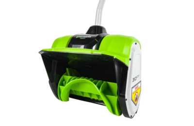Снегоуборщик аккумуляторный Greenworks GD40SS (40В, без АКБ и ЗУ) 30см