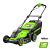 Газонокосилка аккумуляторная Greenworks GD40LM411 (40В, 41 см, без АКБ и ЗУ)