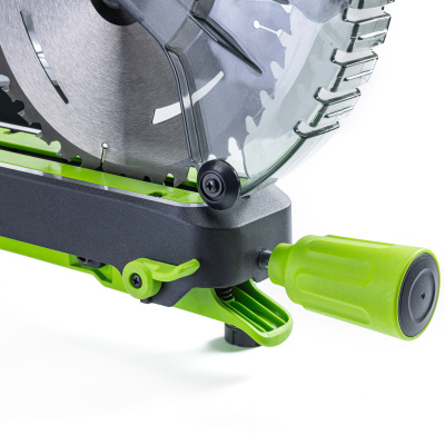 Пила торцовочная Greenworks GD24MS216 с протяжкой (24В, 1хАКБ 4Ач и ЗУ)