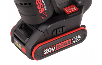 Перфоратор аккумуляторный Kress KU380, 1.7 Дж (20В, 2Ач х 2, ЗУ, кейс)