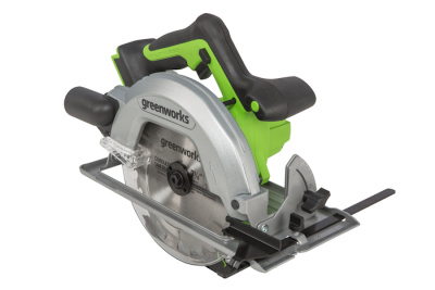 Циркулярная пила аккумуляторная Greenworks GD24CS (24В, без АКБ и ЗУ)